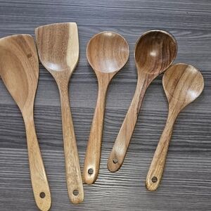 🍲 New Wooden Cooking Utensils